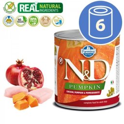 N&D Vlažna hrana Can Dog PM Chicken&Pumpkin&Pomegranate 285g x 6kom pakovanje
