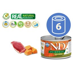 N&D Vlažna hrana Can Dog PM Mini Duck&Pumpkin 140g x 6kom pakovanje