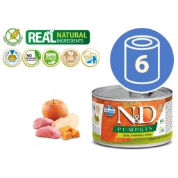 N&D Vlažna hrana Can Dog PM Mini Boar&Pumpkin&Apple 140g x 6 kom pakovanje