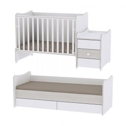 Krevetac za bebe "MAXI PLUS" 70 160 Bela Kafa