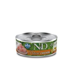 N&D Natural Chicken Vlažna hrana za mačke 80g x 12kom