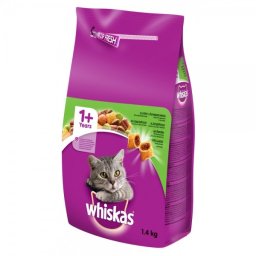 Whiskas Suva hrana Adult jagnjetina, šargarepa i kroketi 14 Kg