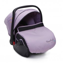 Auto-sedište, nosilljka za bebe sa adapterom "Rachel" Ljubičasta 0-13 kg