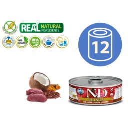 N&D Vlažna hrana Can Cat Quinoa Venison&Coconut 80g x 12kom pakovanje