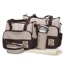 Torba za mame i bebe "Stella" 4 u1, Braon