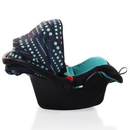Auto-sedište, nosilljka za bebe sa adapterom "Rachel" Plava sa tufnama 0-13 kg