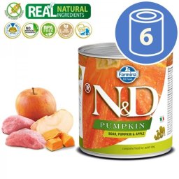 N&D Vlažna hrana Can Dog PM Boar&Pumpkin&Apple 285g x 6kom pakovanje