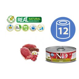N&D Vlažna hrana Can Cat Quinoa Urinary 80g x 12kom pakovanje