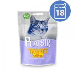 Plaisir sos poslastica Vlažna hrana za mačke sa sirom 60g x 18kom pakovanje