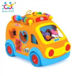 Igračka za decu "Happy Bus" sa muzičkim i svetlosnim efektima
