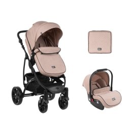 KikkaBoo Kolica za bebe NALA Bež set 2in1 sa autosedištem