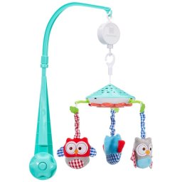 KikkaBoo Muzička vrteška za krevetac sa projektorom OWLS Mint