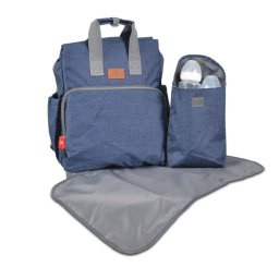 Torba-ranac za mame i bebe Lydia denim