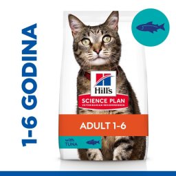 Suva hrana za Mačke Hill's Science Plan Adult s Tunjevinom 10 kg