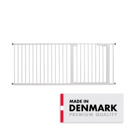 BabyDan Premier sigurnosna ogradica Extra Wide 178–183 cm bela, bez bušenja