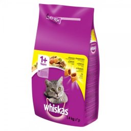 Whiskas Briketi Adult Suva hrana piletina, povrće i kroketi 300g