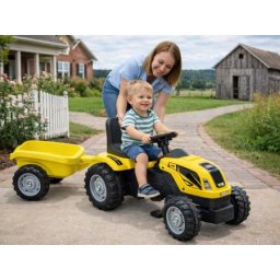 MMX Dečiji Traktor na pedale Žuti