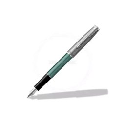 Parker royal np sonet silver green ct f ( pk69362 )
