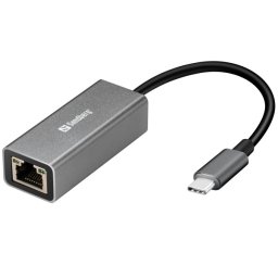 Sandberg adapter USB C-LAN 10, 100, 1000Mbps 136-04