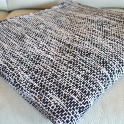 Fleker crno beli 70x150cm 533-4