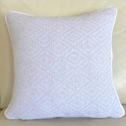 Jastuk Diamond sivo beli 40x40 2129-1