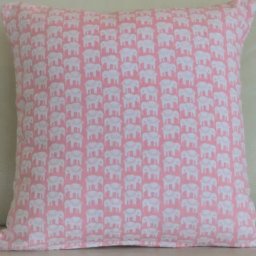 Jastučnica Slončići roze 40x40 2025-1