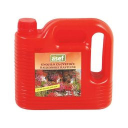Tečno mineralno đubrivo za balkonske biljke 2000ml Asef SC 808