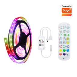 RGB LED traka WiFI kontrola + daljinski, PROSTO LTK5050/30RGB-WF/5, duž. 5m