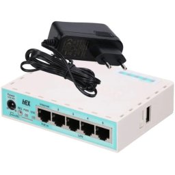 MikroTik RB750Gr3 heX 5xGigabit, Dual Core 880MHz CPU, 256MB RAM, USB, microSD, RouterOS L4 MT023