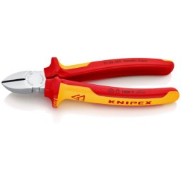 Knipex bočne sečice izolovane, VDE, hromirane 180 mm ( 70 06 180 )