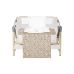 Kikka Boo Posteljina za kolevku set 5 pcs Secret Garden Beige ( KKB51074 )