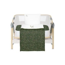Kikka Boo Posteljina za kolevku set 5 pcs Secret Garden Green ( KKB51075 )
