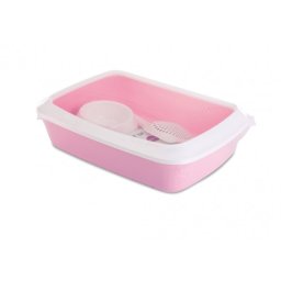 SAVIC Toalet za mace Iriz starter kit roze