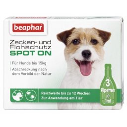Beaphar Bio spot on dog S - Ampula za pse do 15kg, protiv buva, krpelja i komaraca