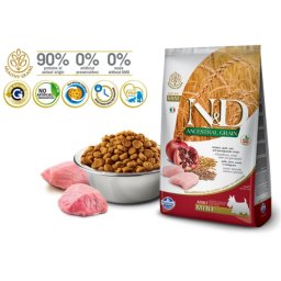 N&D Suva hrana LG Mini Adult Chicken&Pomegranate 800 g
