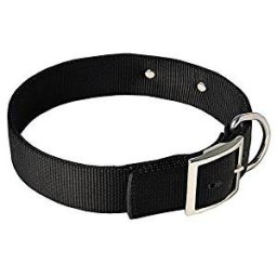 Ogrlica za pse najlon 16*350 crna