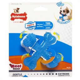 Nylabone Puppy Chew Igračka za žvakanje za štence, ukus piletine S