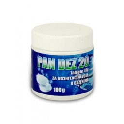 Pan dez 20 - Tablete hlora od 20g za dezinfekciju vode 100g