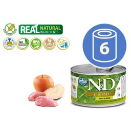 N&D Vlažna hrana Can Dog Prime Mini Boar&Apple 140g x 6 kom pakovanje