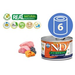 N&D Vlažna hrana Can Dog PM Mini Lamb&Pumpkin&Blueberry 140g x 6kom pakovanje