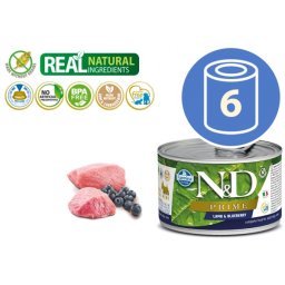 N&D Vlažna hrana Can Dog Prime Mini Lamb&blueberry 140g x 6kom pakovanje