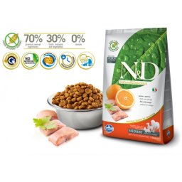 N&D Suva hrana Prime Medium Adult Fish&Orange 800g