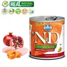 N&D Vlažna hrana konzerva Dog Pumpkin Chicken&Pumpkin&Pomegranate 285g
