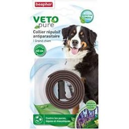 Beaphar Veto pure dog Neem brown - Ogrlica za pse protiv buva, krpelja i komaraca (braon boja)