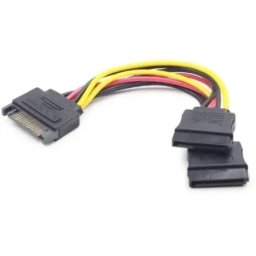 Gembird cc-satam2f-01 sata power splitter cable, 0.15 m a
