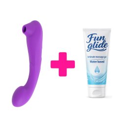 Dupli vibrator i lubrikant ku116