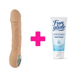 Vibrator Prometheus skin i lubrikant ku119