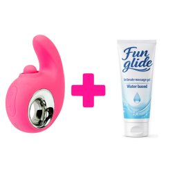 Vibrator sa pomeranjem Rhea i lubrikant ku123