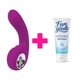 Vibrator sa pomeranjem Gaia i lubrikant ku126