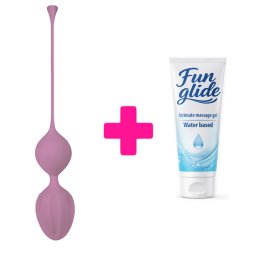 Kegel balls purple 95g i lubrikant ku135